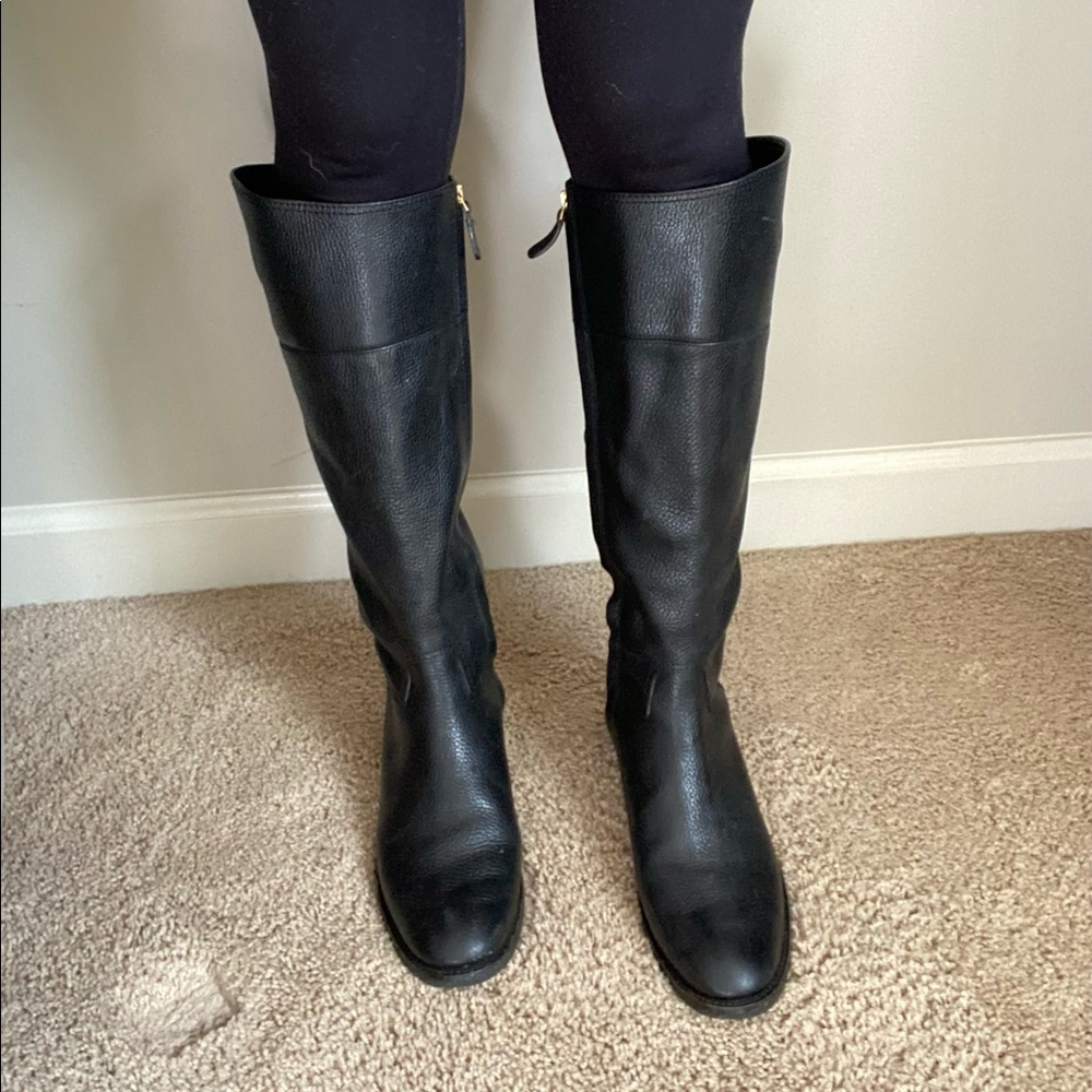 Tory Burch Black Junction Riding Boot